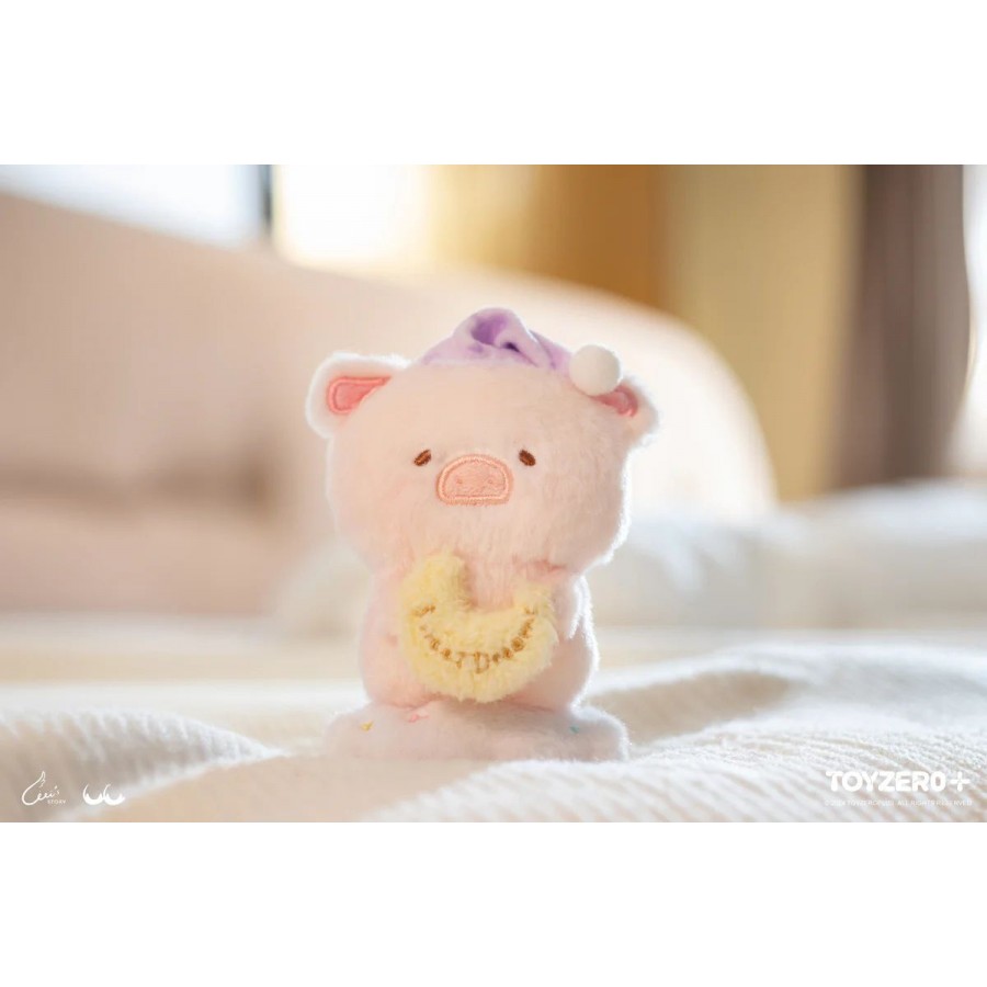 罐頭豬LULU 甜睡系列 - 晚安LU毛絨掛件